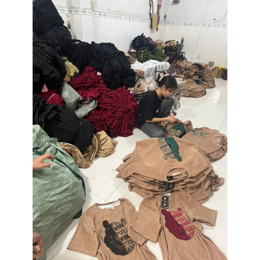 SÉT bộ đồ dài nữ rút eo Bigsize 85kg BEAR