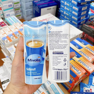 Mẫu mới- Viên đường ăn kiêng Mivolis Substoff, 1200 viên