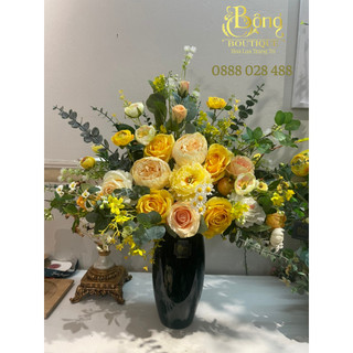 Hoa lụa chúc mừng khai trương
