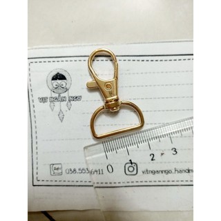 1 Móc khoá càng cua 2cm phụ kiện may mặc, túi xách, đồ handmade
