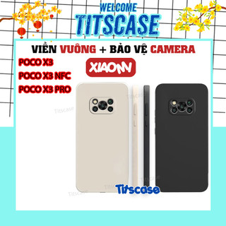 Ốp lưng xiaomi poco x3 / x3 pro / x3 nfc tpu mềm dẻo,cạnh vuông bảo vệ camera