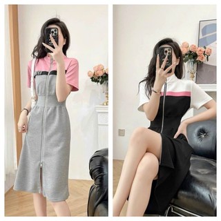 ĐẦM THUN PHỐI KHOÁ KÉO CAO CẤP