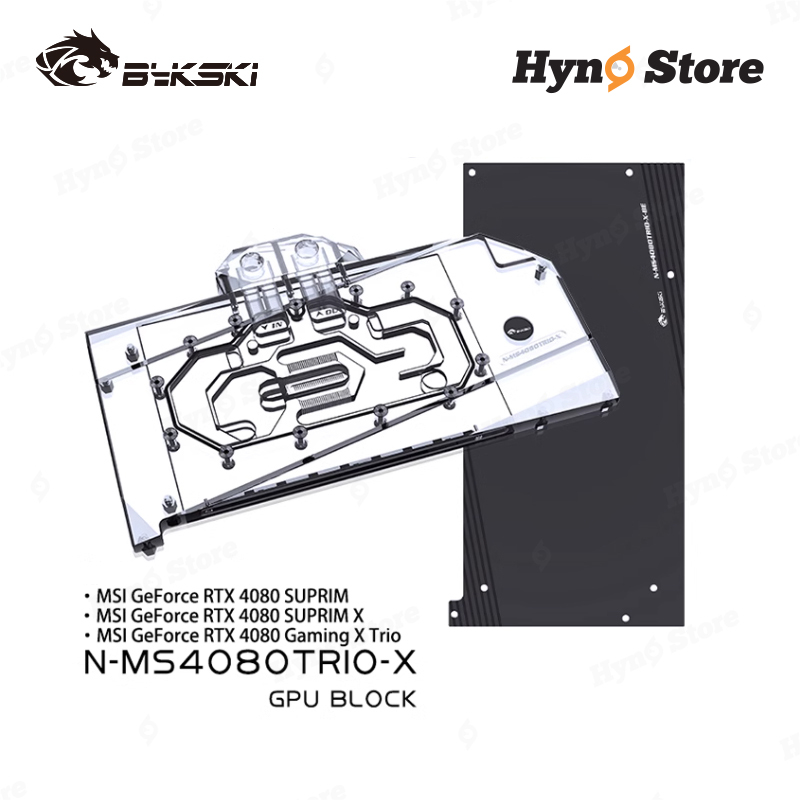 Block VGA Bykski N-MS4080TRIO-X ARGB Tản nhiệt nước custom - Hyno Store