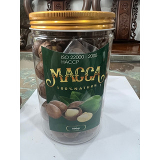 500g hạt macca sấy nứt vỏ loại 1