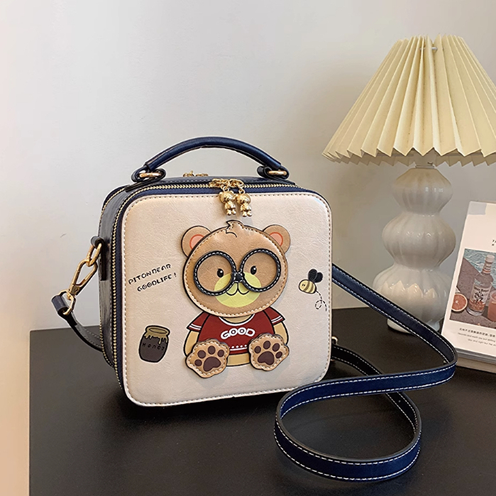 Túi Xách Nữ, Túi Đeo Chéo, Túi Gấu Chính Hãng Beibaobao S6988