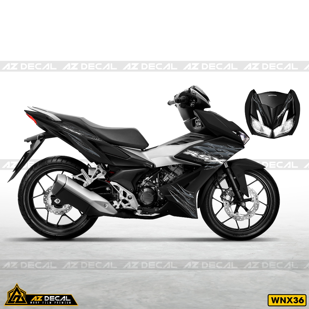 Team Winner X Mẫu RSX Xe Đen Đỏ Trắng Xanh...| WNX36 | Tem Decal Xe Máy Rời Chống Nước Dễ Dán Tại Nhà