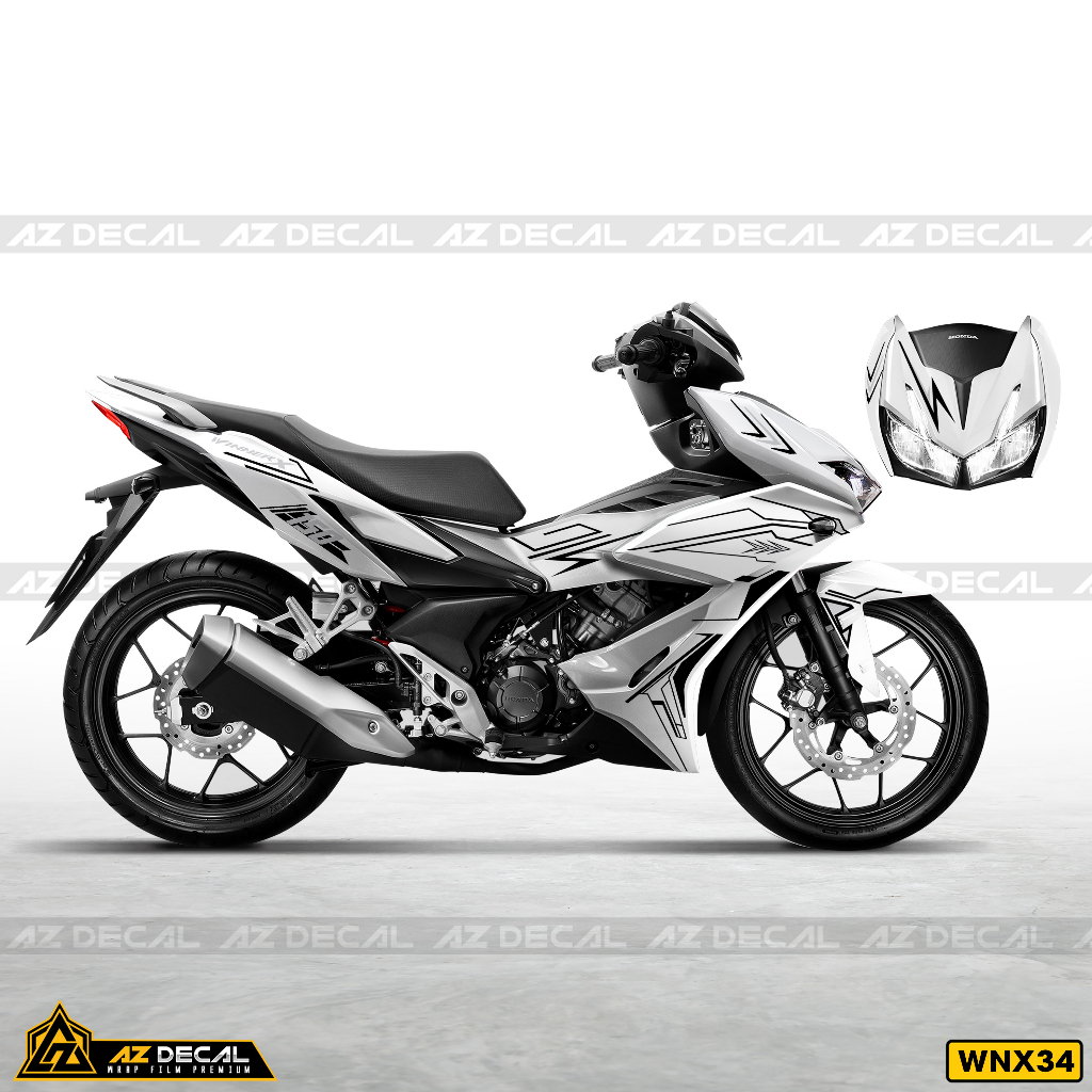 Team Winner X Đa Dạng Màu Xe Đen Đỏ Trắng Xanh...| WNX34 | Tem Decal Xe Máy Rời Chống Nước, Bền Màu, Khuôn Cắt Sẵn