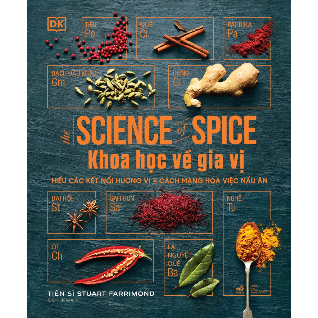 Sách - Khoa học về gia vị: The science of spice (Bìa cứng)  - NNB