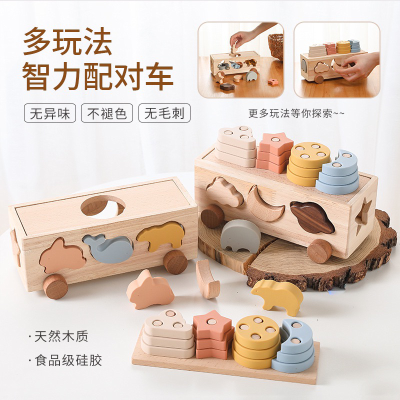 Đồ Chơi Gỗ Montessori Kích Thích Giác Quan, Tư Duy Và Phối Hợp Tay Mắt Của Bé