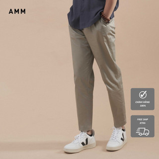 AMM Quần NAM AMM Dáng Ôm, Chất Liệu Chinos Mềm Mịn, Thoáng Mát, Giữ Dáng, Phong Cách Lịch Sự, Màu Trơn M-BP20W-003
