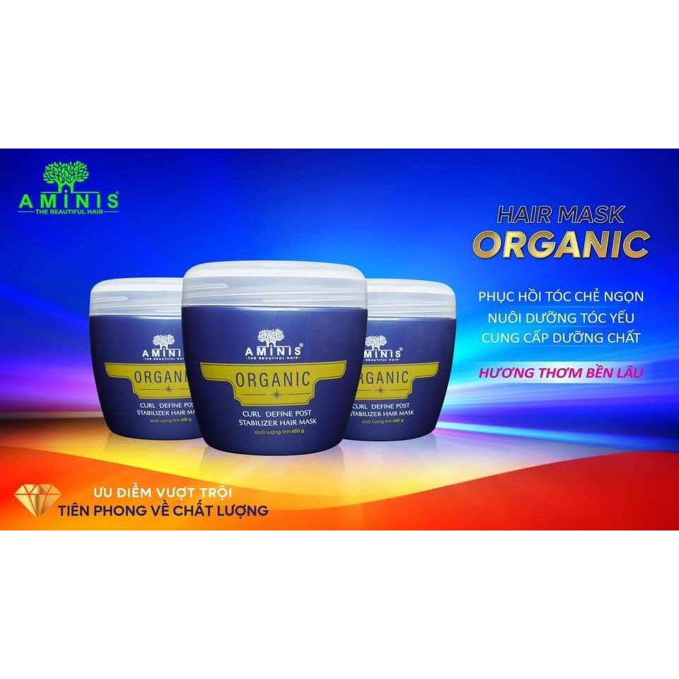 ủ tóc keratin, hấp dầu aminis keratin complex 500ml KKLICK77 tặng nón trùm ủ tóc