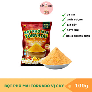 Bột phô mai tornado vị cay gói 100g - bắp shop