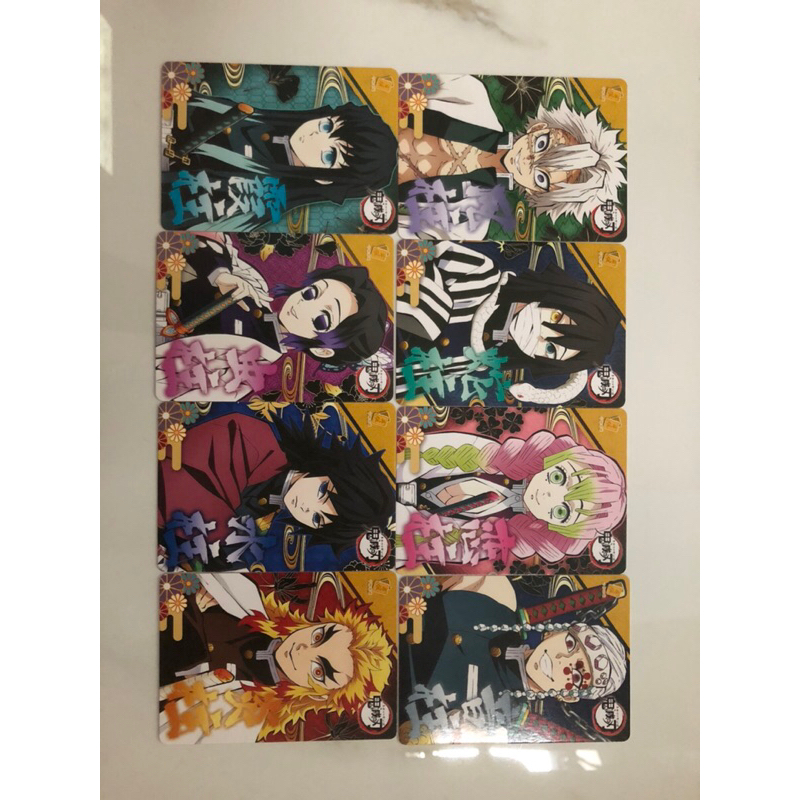 Thẻ Kimetsu No Yaiba các trụ cột