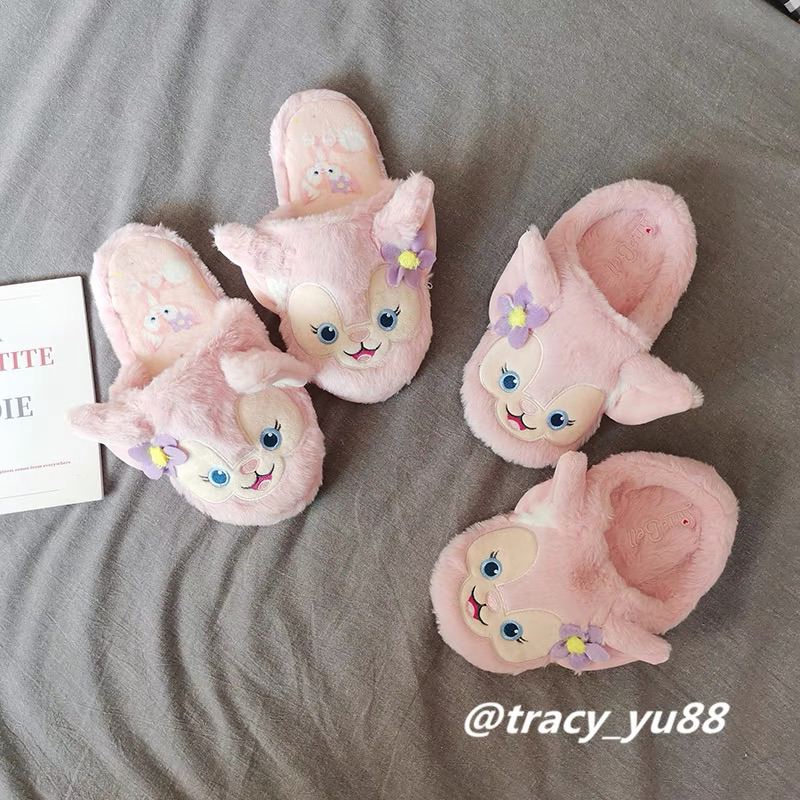 Dép bông Cáo hồng Linabell Disney mang trong nhà chống trơn trượt siêu đáng yêu