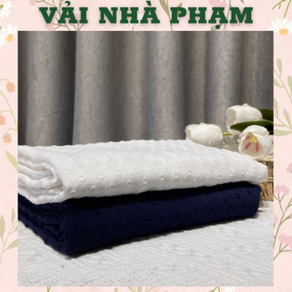Vải voan lụa nẩy hạt-khổ 1.5m-vải nhà phạm