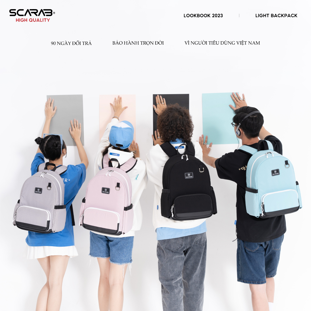 Balo Đi Học SCARAB - LIGHT Backpack Unisex