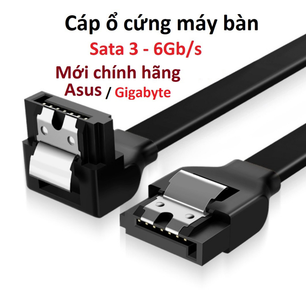 Cáp SATA zin theo main - Dây SATA máy tính - Chuẩn sata 3 tốc độ 6GB/s