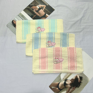 Khăn tắm cotton cao cấp đa năng Daisy sọc 8 tấc thấm hút nước tốt bền màu không xù lông