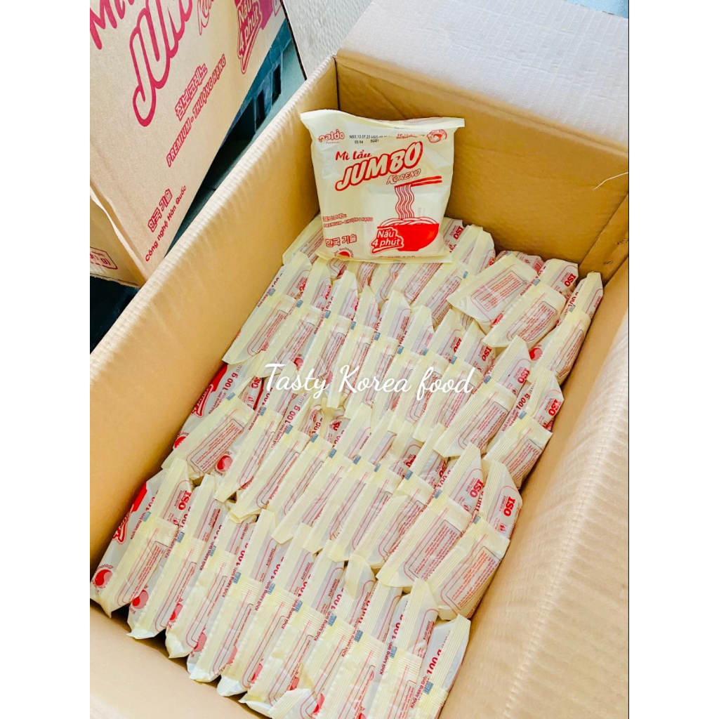 Mì lẩu jumbo vị bò cay - thùng 80 gói