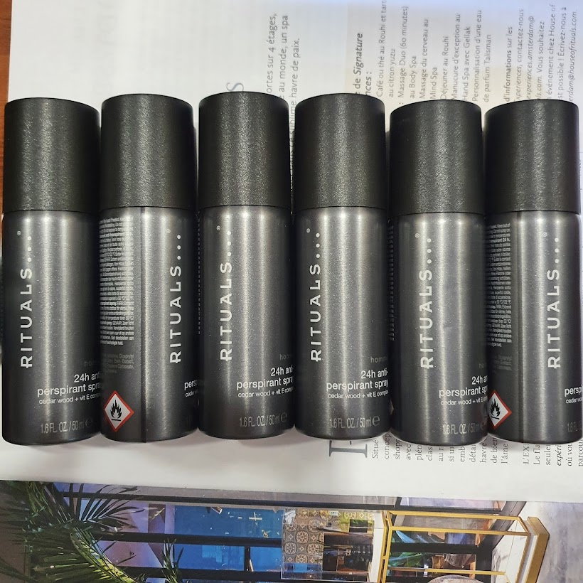 Chai xịt khử mùi và thơm body Nam samurai từ rituals