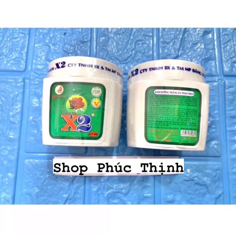 kem trắng da toàn thân x2 hủ 80g (lẻ)