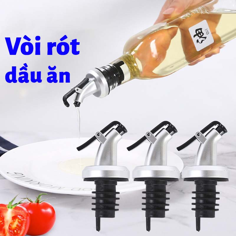 Vòi Rót Dâu Ăn, Nước Mắm, Nước Tương, Giấm Ăn Gia Vị Tiện Lợi Vừa Mọi Chai Thủy Tinh