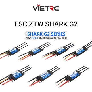 ESC ZTW Shark G2 30A/40A/50A/60A tản nhiệt nước để chế tàu/cano điều khiển từ xa