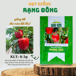Hạt giống Ớt Chuông Ngọt nhiều màu, trái sai, trồng quanh năm - Hạt giống Rạng Đông
