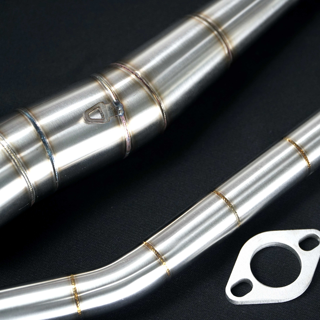 Cổ pô tăng 2 khúc inox 304 dành cho Wave 110