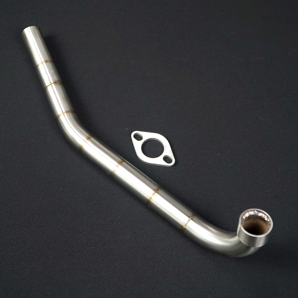 Cổ pô tăng 2 khúc inox 304 dành cho Wave 110