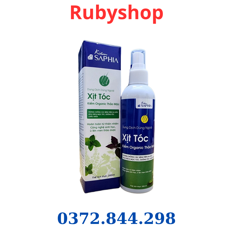 Kiềm Saphia dùng ngoài xịt tóc - Chai 200ml