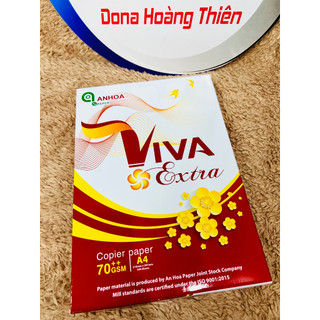 Giấy in viva extra đỏ a4 định lượng 70 gsm có thùng