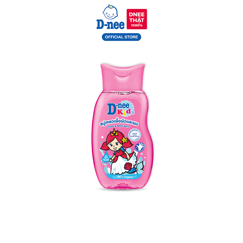Tắm gội toàn thân trẻ em  D-nee 200 ML - Berry Cherry