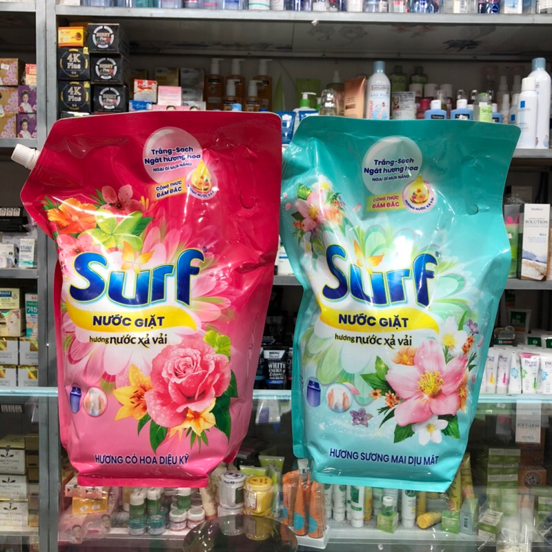 Nước giặt Surf hương nước xả vải túi 2,9-3,3kg