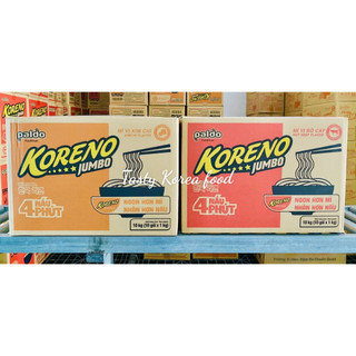 (Chính hãng) Mì Jumbo Koreno vị bò cay, vị kim chi - thùng 100 gói (Giá Sỉ Liên Hệ)