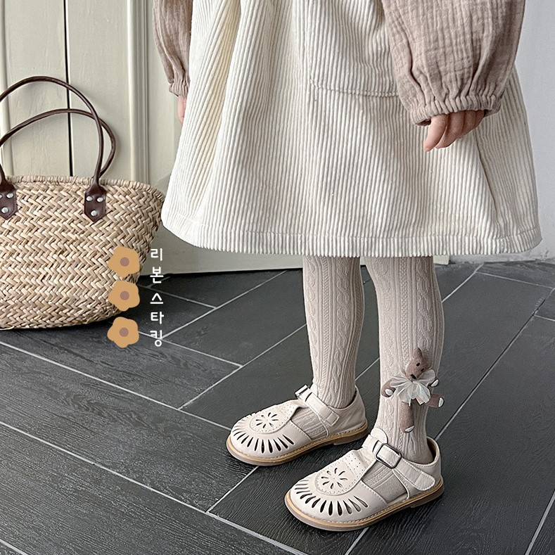 Quần Tất Trơn Gấu Nâu DÁNG ÔM MD1593 Cho Bé Gái - Jumping Beans Official Store