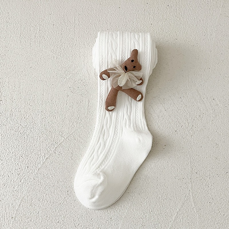 Quần Tất Trơn Gấu Nâu DÁNG ÔM MD1593 Cho Bé Gái - Jumping Beans Official Store