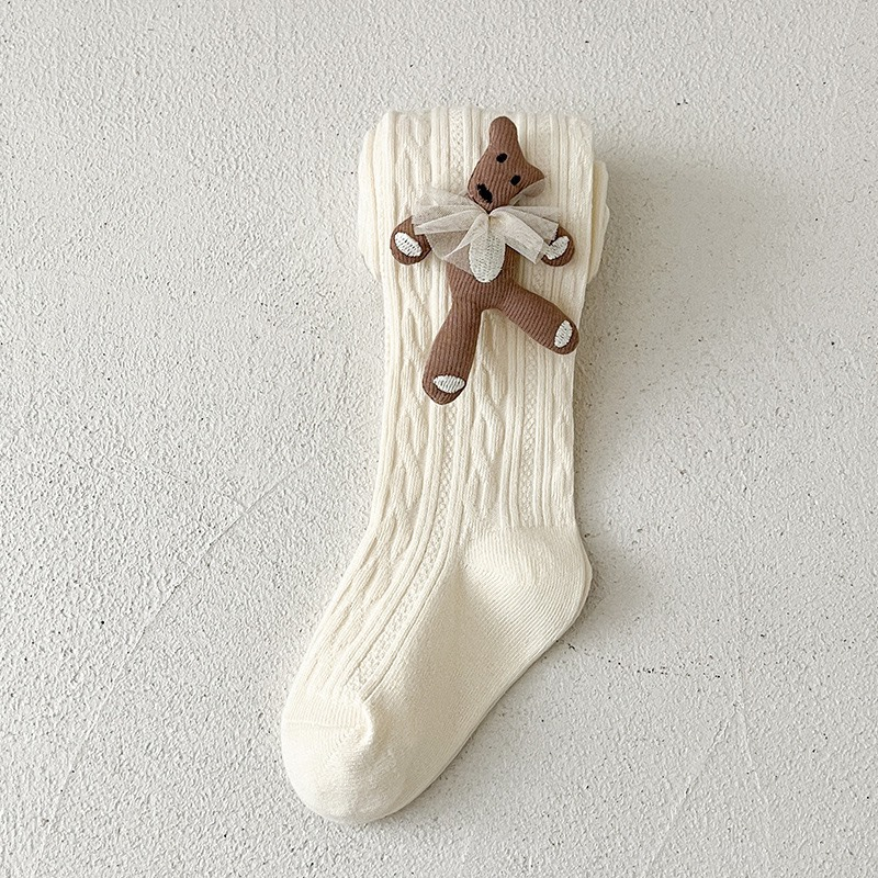 Quần Tất Trơn Gấu Nâu DÁNG ÔM MD1593 Cho Bé Gái - Jumping Beans Official Store