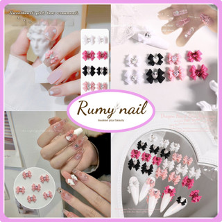 Charm nail, charm nơ gắn móng, trang trí móng tay
