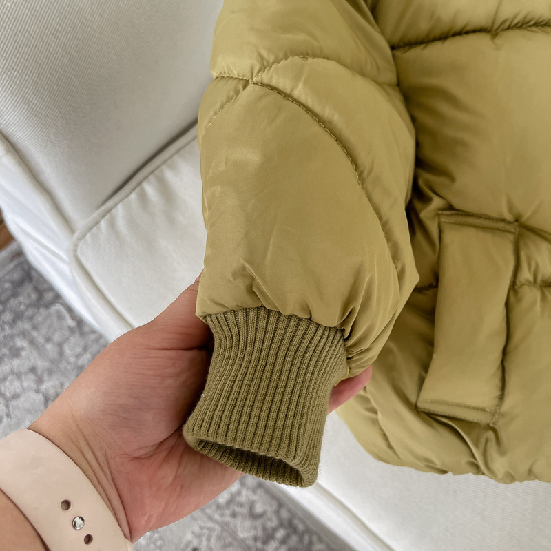 Áo khoác phao có mữ siêu ấm cho bé thời trang mùa đông