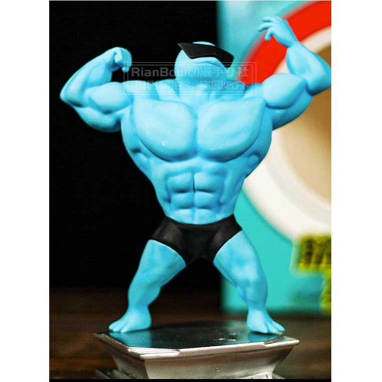 Mô hình nhân vật Pikachu, Charmander, Squirtle, Gangar, Bulbasaur cơ bắp, Tượng Hoạt hình pokemon trang trí