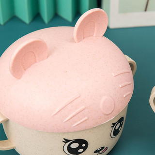 Bát lúa mạch ăn dặm cho bé Mickey kèm thìa