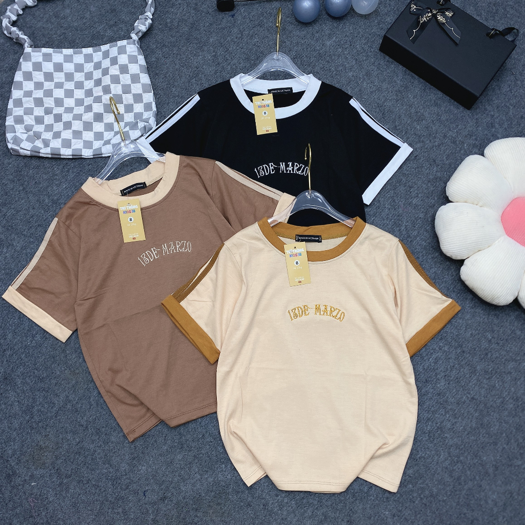 Set thun hè "LOVE DEMA" 14-48kg cho bé gái 4-14 tuổi. Thoáng mát, co giãn, thấm hút mồ hôi. STG19