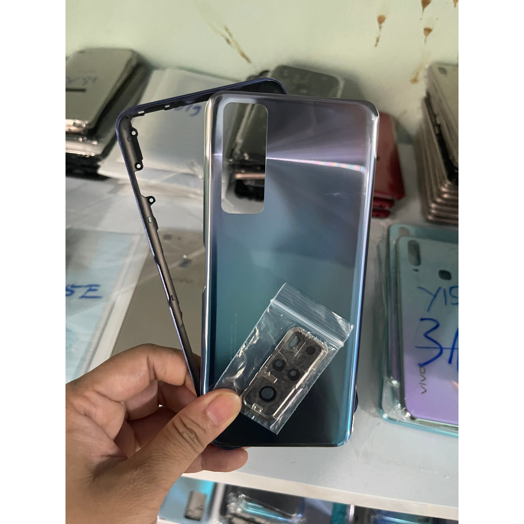 Vỏ lưng viền vivo y51 2020 dùng chung y53s zin