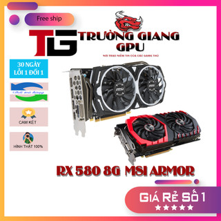 VGA MSI Rx 580 8Gb Armor GamingX Card đồ hoạ