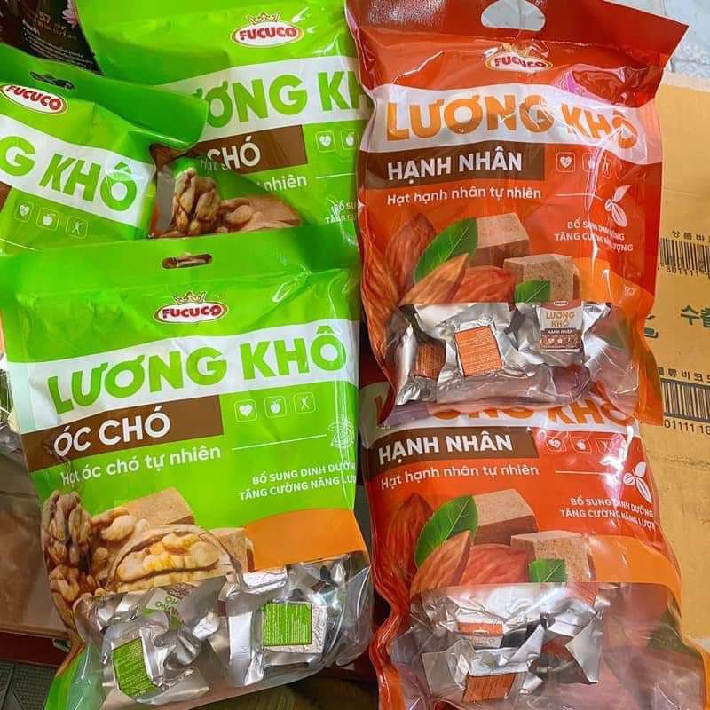 LƯƠNG KHÔ HẠNH NHÂN FUCUCO GÓI 400G