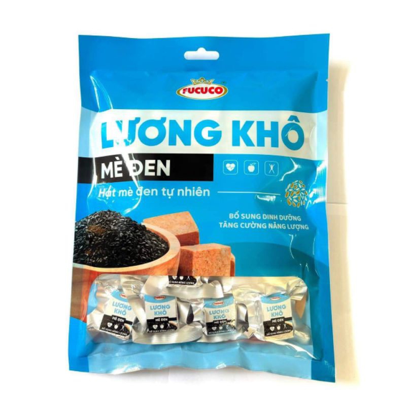 LƯƠNG KHÔ MÈ ĐEN FUCUCO GÓI 400G