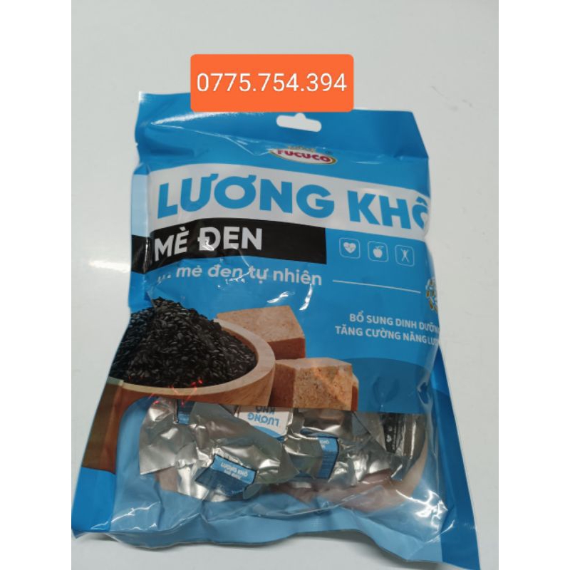 LƯƠNG KHÔ MÈ ĐEN FUCUCO GÓI 400G