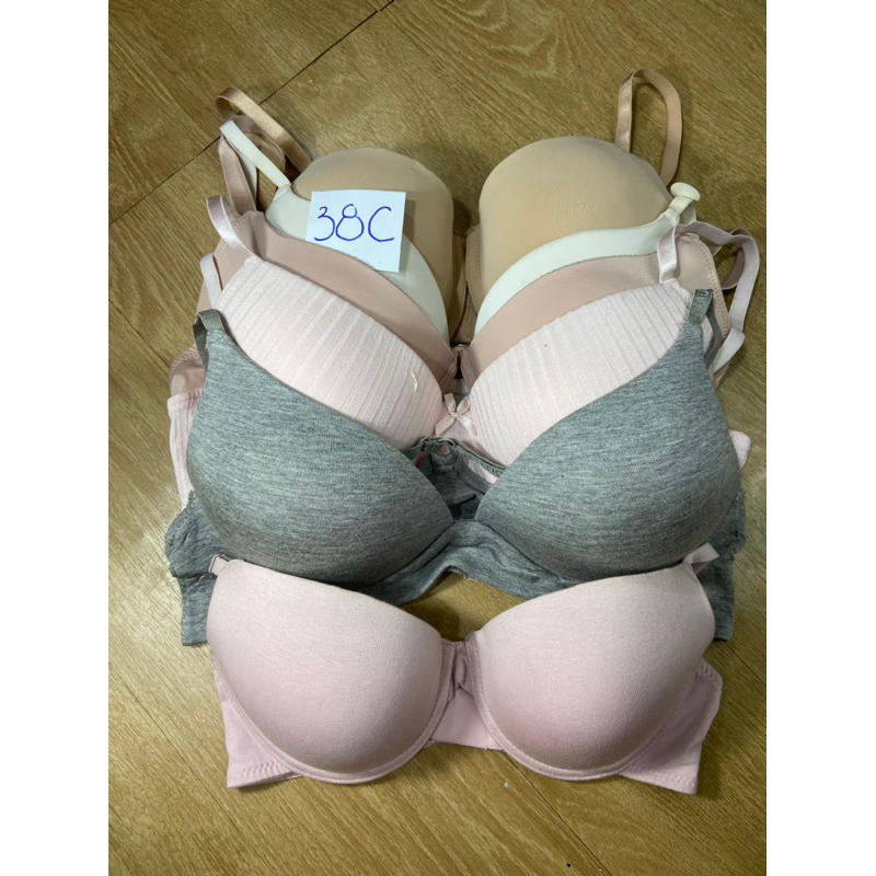 ÁO LÓT XUẤT KHẨU HÀNG B size 32,34 ,36,38,40 lỗi dơ qua mẫu về giặt OK