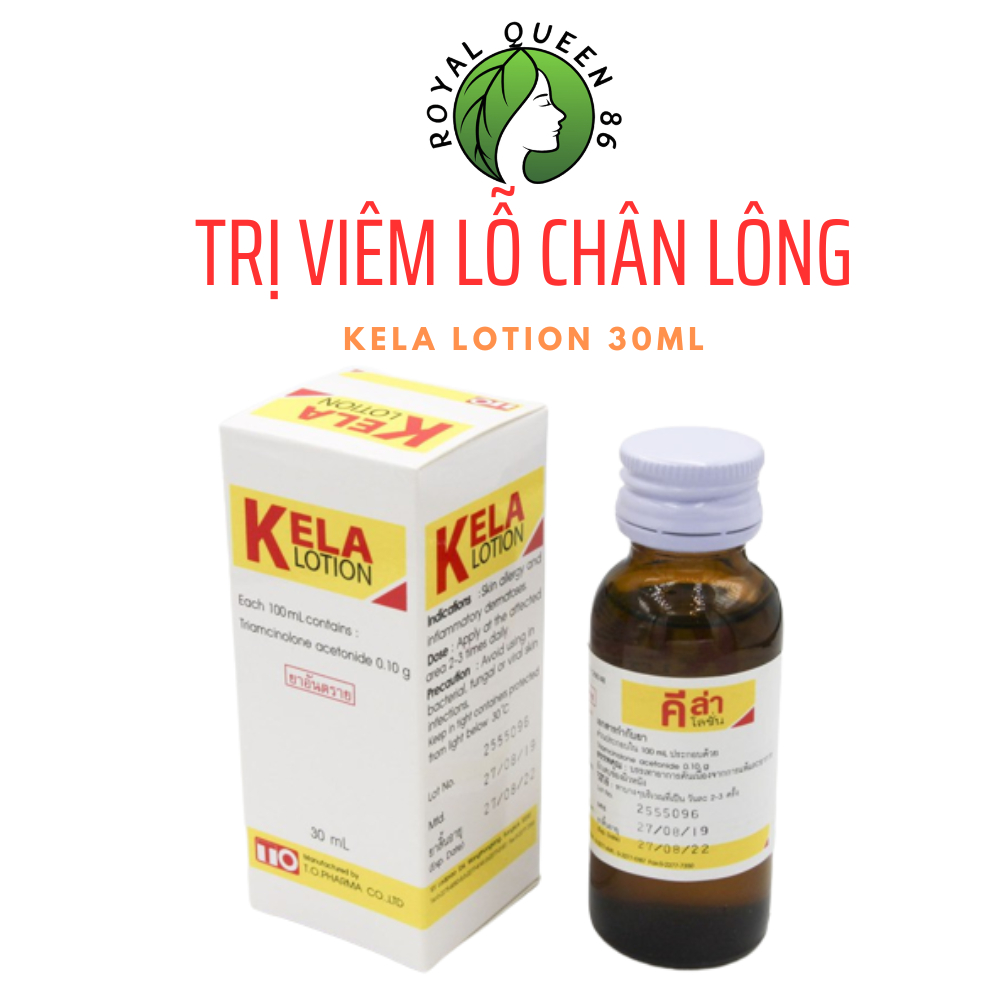 KELA LOTION DÙNG CHO VIÊM LỖ CHÂN LÔNG 30ml